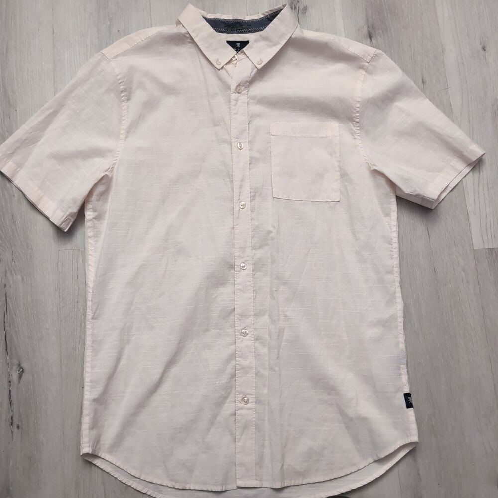 Roark Shirt Mens size XL Button Down Short Sleeve Smart Casual